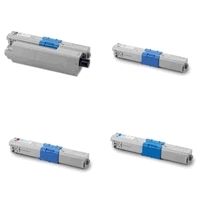 Oki 4446970 B/C/M/Y Toner Value Pack