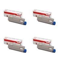 Oki B/C/M/Y Toner Value Pack - For C610 Printers