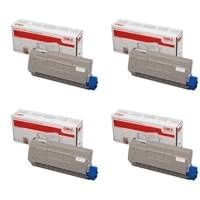 Oki B/C/M/Y Toner Value Pack 