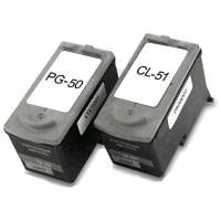 Compatible Canon PG50 / CL51 High Capacity Ink Multipack