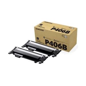 Samsung CLT-P406B Black Toner Cartridge Twin Pack