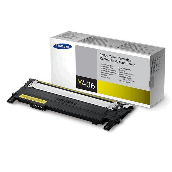 Samsung CLT-Y406S Yellow Toner Cartridge 