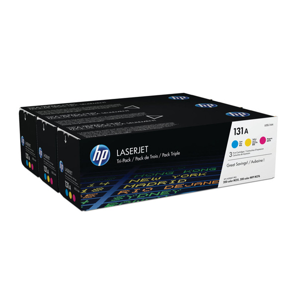 HP 131A C/M/Y Toner Value Pack 