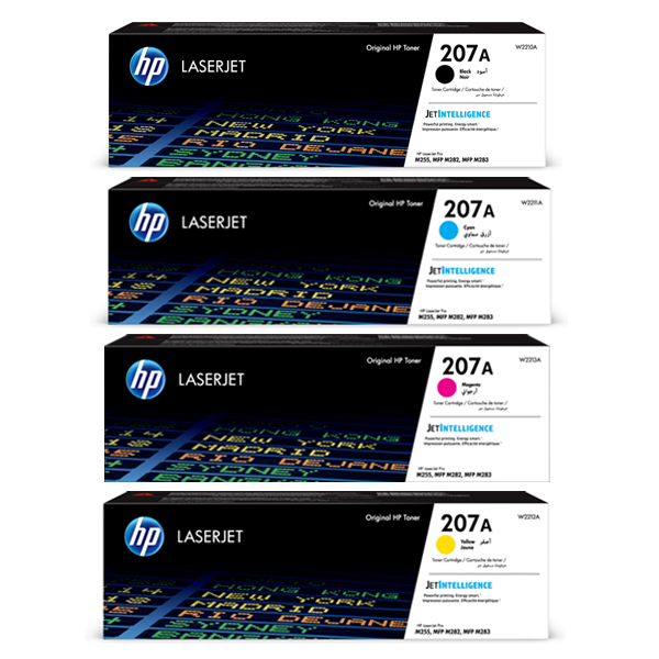 HP 207A Toner Value Pack (B/C/M/Y) 