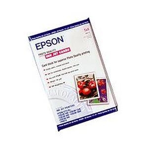 Epson (5 x 8 inch) Photo Quality Inkjet Card (30 Sheets) 188gsm (White)