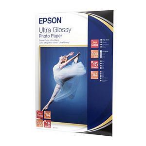 Epson (A4) Ultra Glossy Photo Paper (15 Sheets) 300gsm (White)