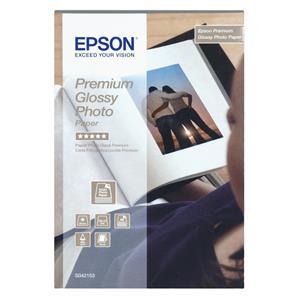 Epson Premium (10 x 15cm) Glossy Photo Paper (40 Sheets) 255gsm (White)