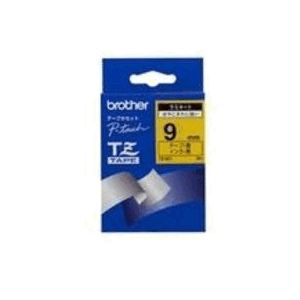 Brother P-Touch TZE621 9mm Gloss Tape - Black on Yellow