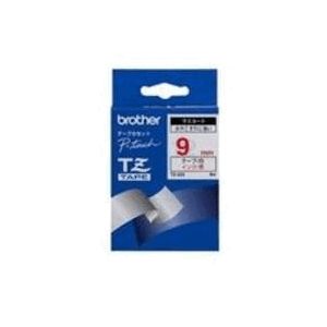 Brother P-Touch TZE222 9mm Gloss Tape - Red on White