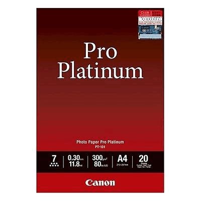 Canon PT-101 Photo Paper Pro Platinum (A4) 20sh