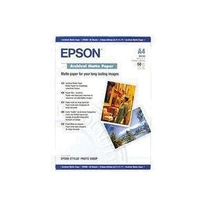 Epson (A4) Archival Matte Paper (50 Sheets) 192gsm (White)