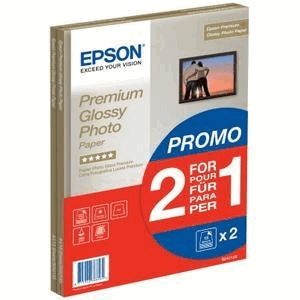 Epson (A4) Premium Glossy Photo Paper (2 x 15 Sheet Pack)